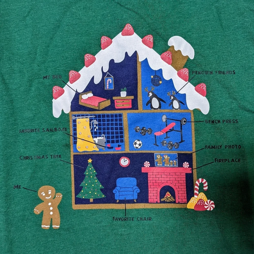 Hanna Gingerbread House Tee